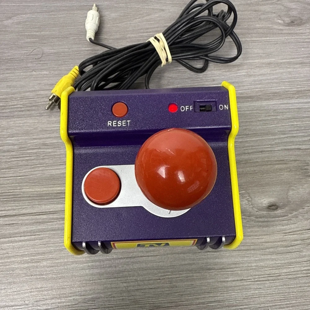 Namco Pac-Man 5-in-1 TV Plug N Play Game Jakks Pacific Arcade 2003‎ Tested Read